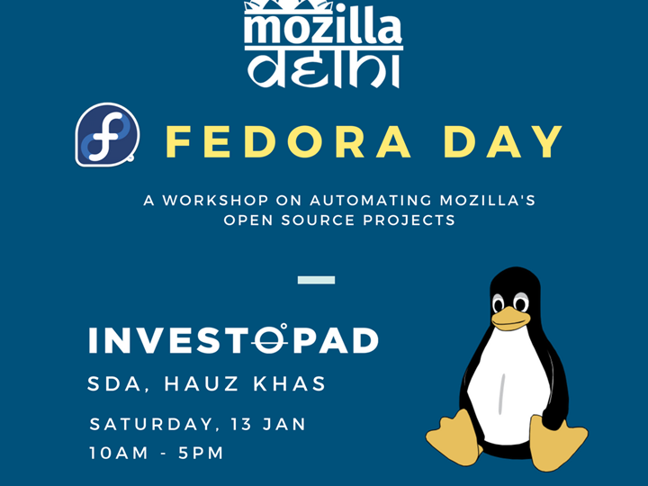 Mozilla Delhi's Moz Fedora Day