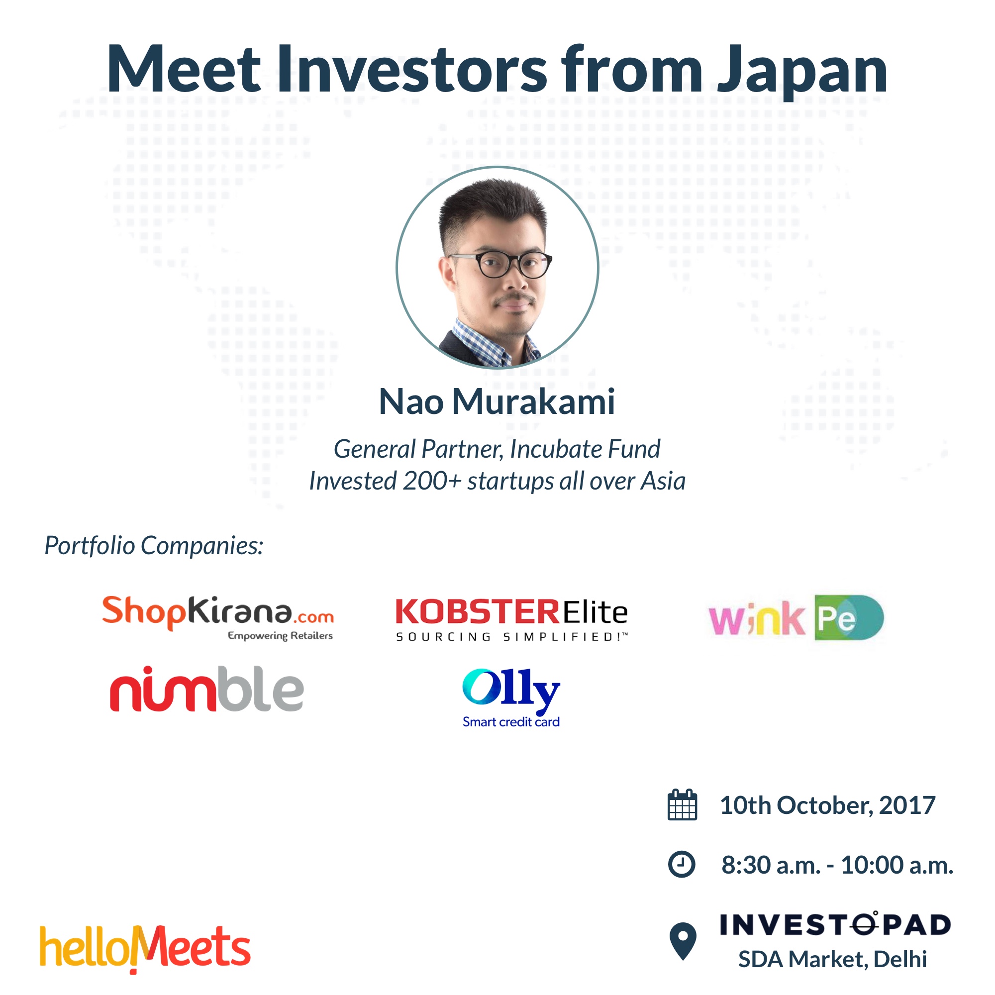 Investors & Founder's Meet up - Nao Murakami